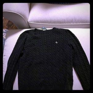Ralph Lauren Black cable knit sweater